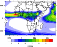 ENSEMBLES stream1 rainfall climatology JAS 1991-2001