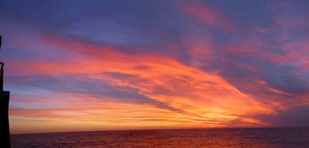 sunset panorama test
