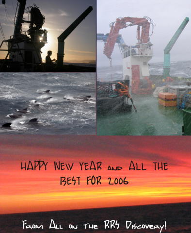 HAPPY NEW YEAR from all on the RRS Discovery!
