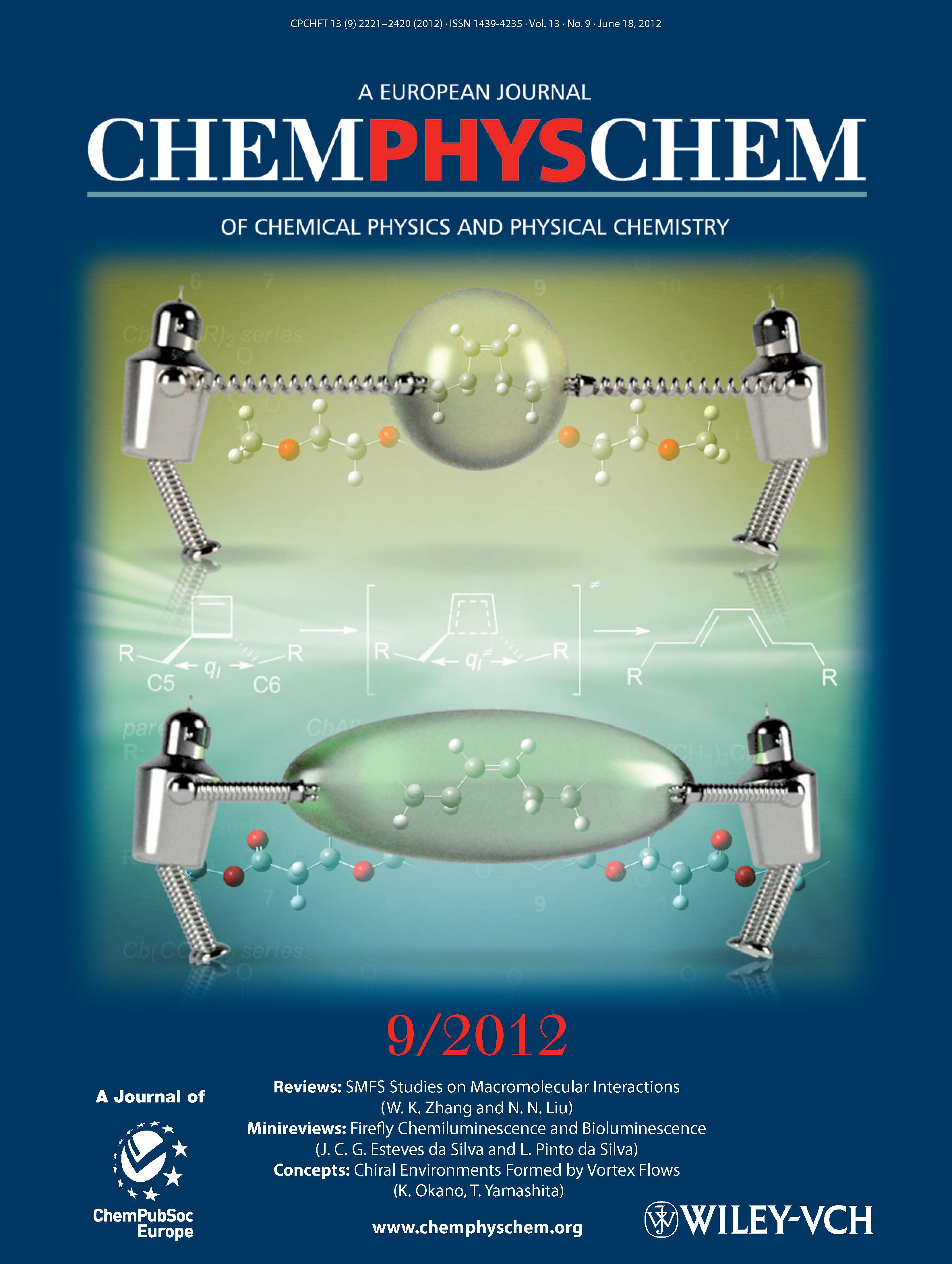 ChemPhysChem June 2012 Cover