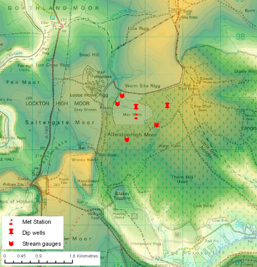 Map of site