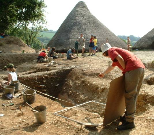 Excavation and reconstruction at Castell Henllys