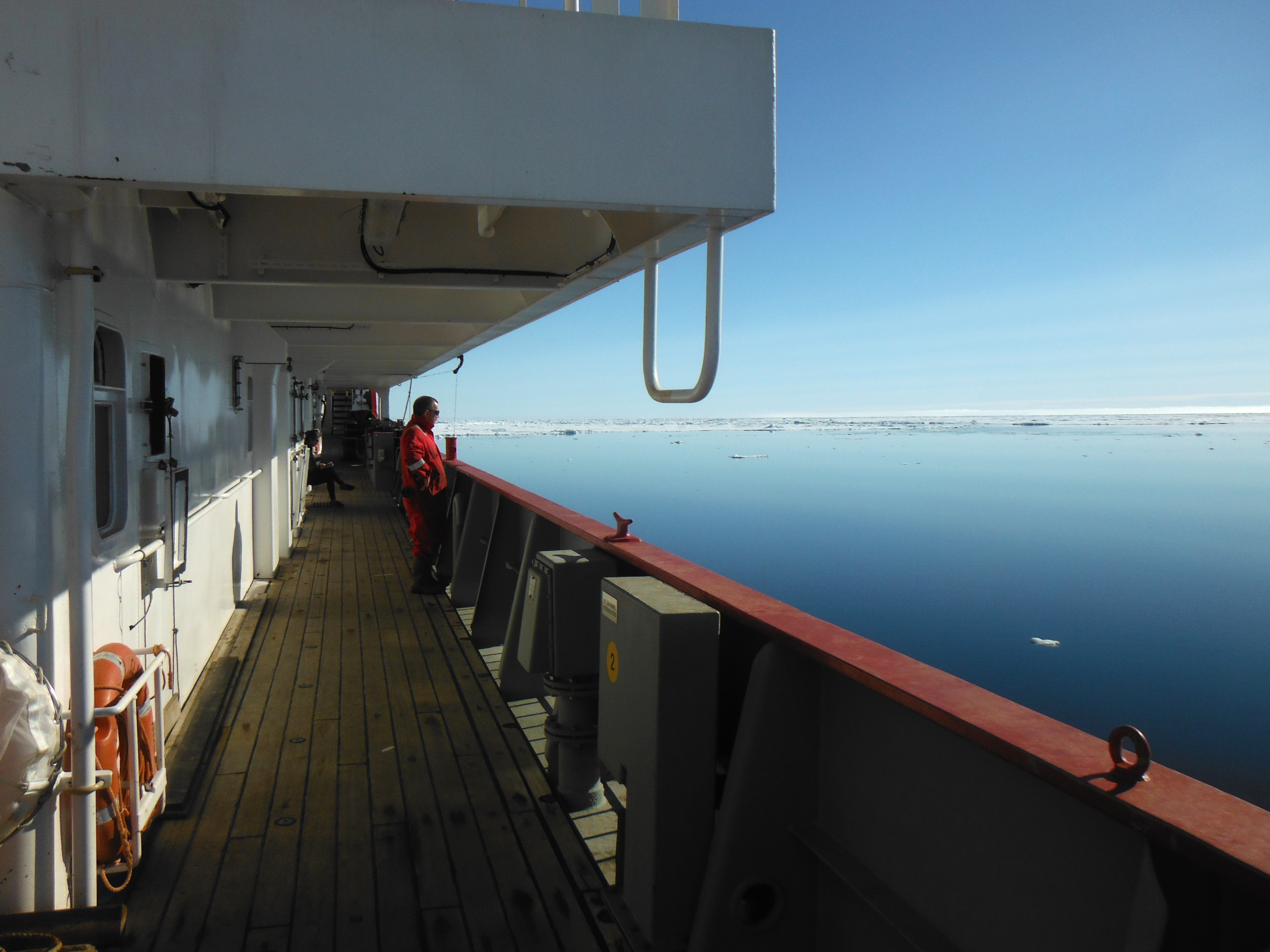 Onboard the RRS James Clark Ross in the Barents Sea (JR16006, 2017) Credit: Tim Brand, SAMS